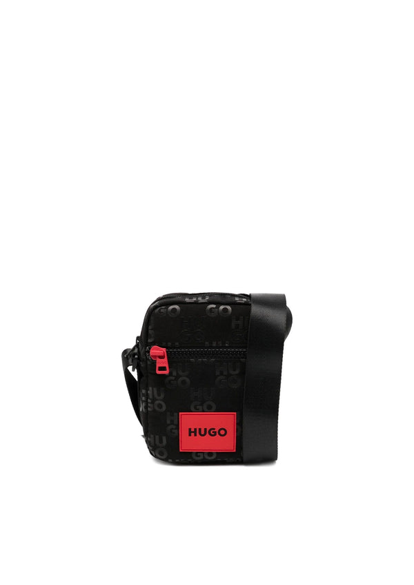 Boss kids black red bag