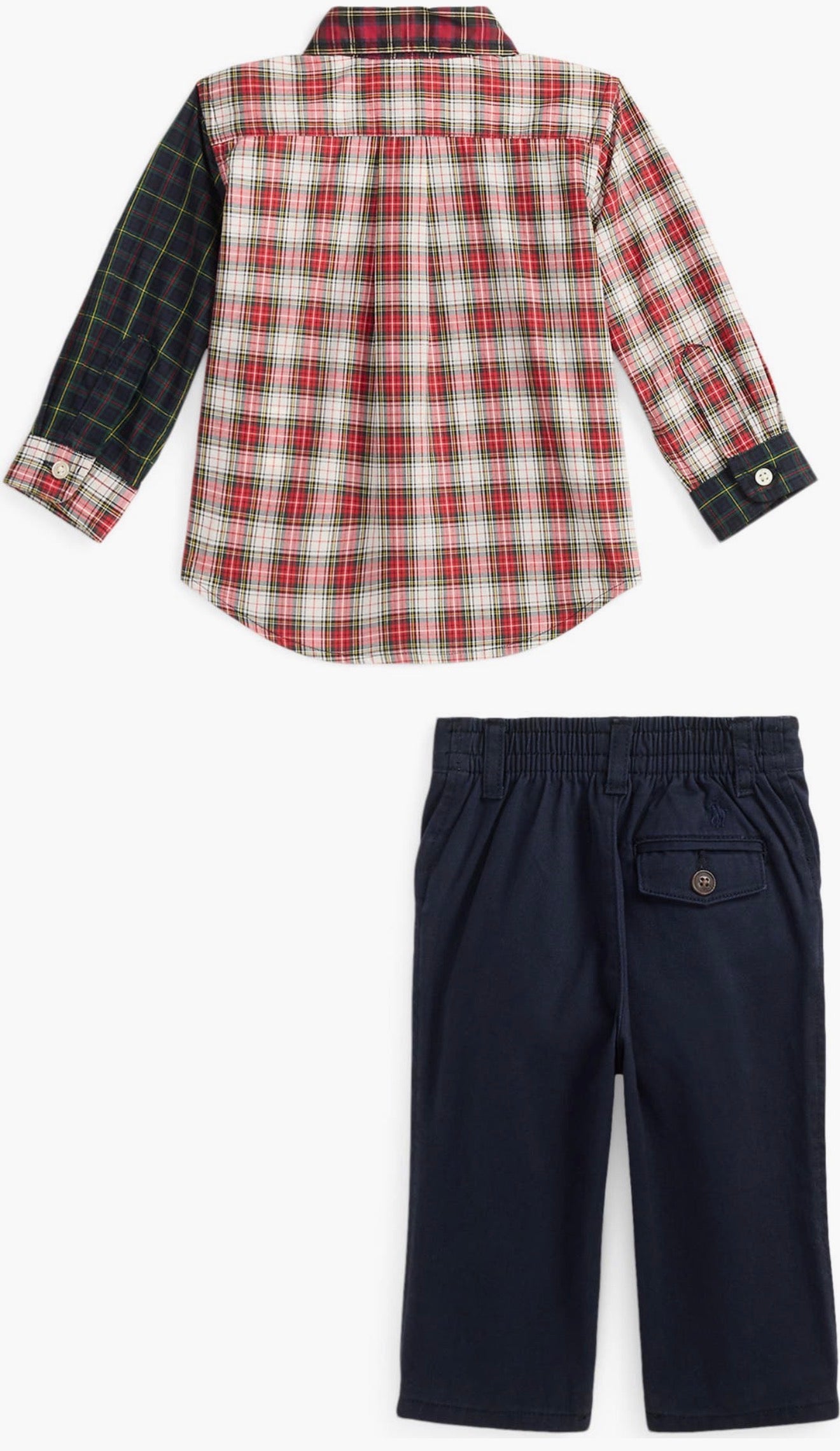 Ralph Lauren boy check shirt set