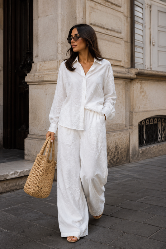 White shirt set
