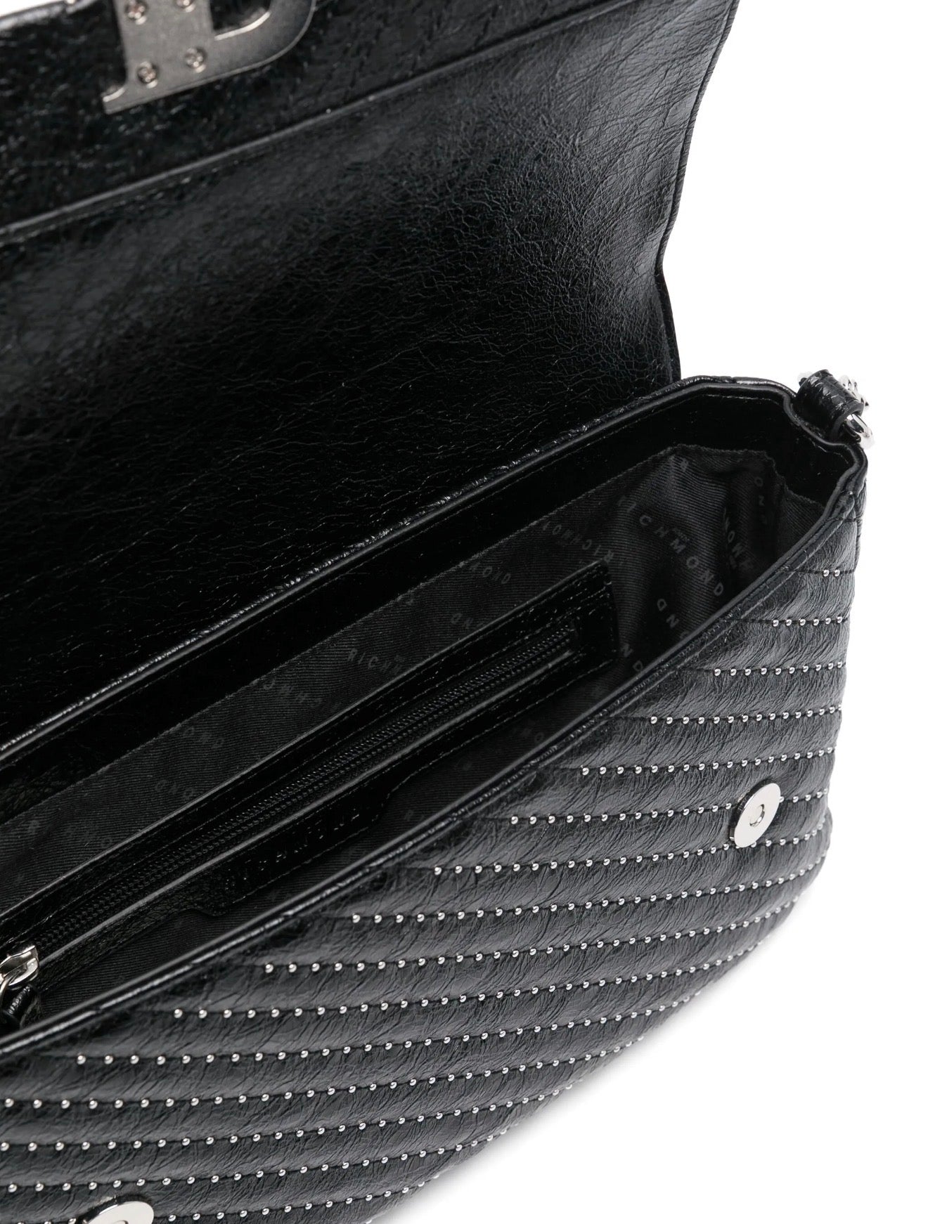 Richmond stud black shoulder bag