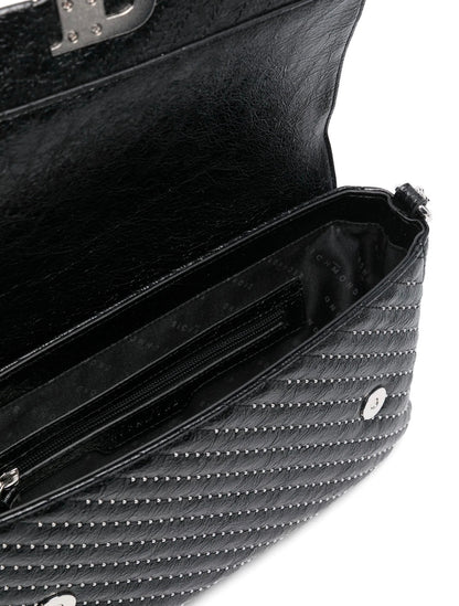 Richmond stud black shoulder bag