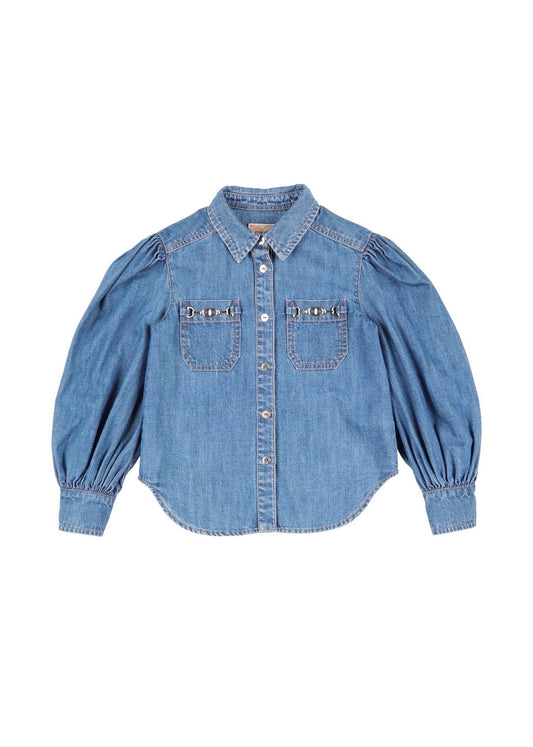 Elisabetta Franchi kids denim shirt