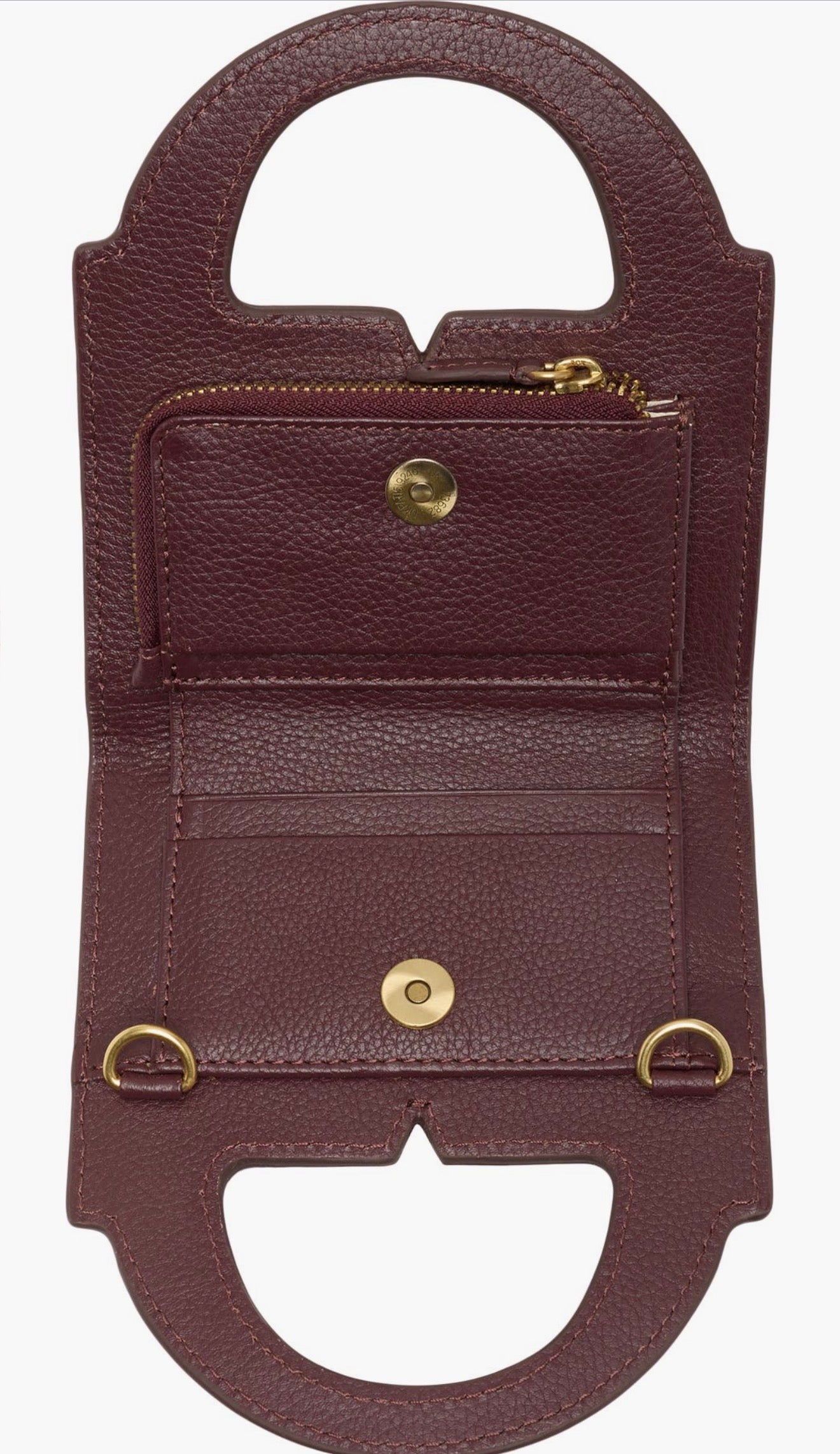 Vince Camuto burgundy micro bag