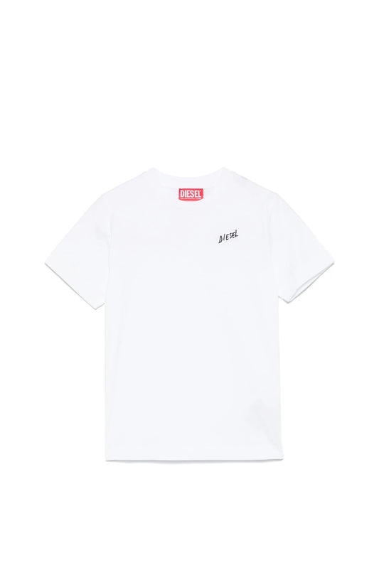 Diesel white kids t-shirt