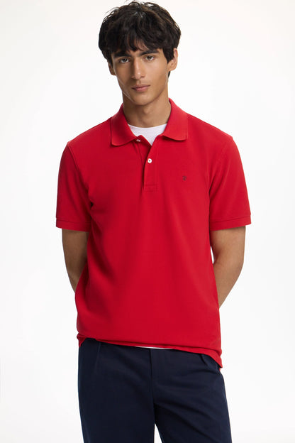 Carolina Herrera red polo shirt