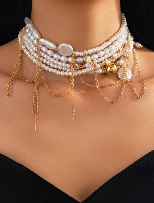 Pearl choker