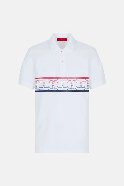 Carolina Herrera white polo shirt